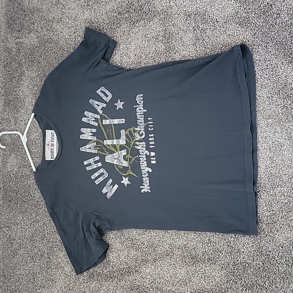 vintage Mens, large, black, Roots of Fight Muhammad Ali ’74 Shirt